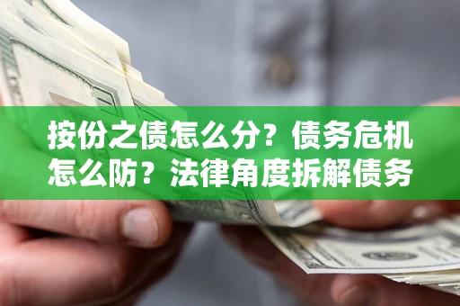 武汉按份之债怎么分？债务危机怎么防？法律角度拆解债务分配与风险自保指南