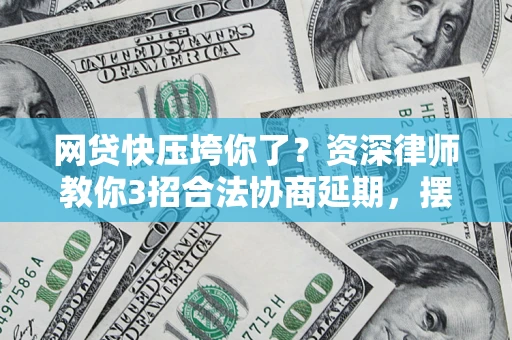 武汉网贷快压垮你了？资深律师教你3招合法协商延期，摆脱暴力催收！