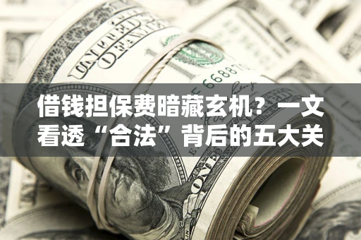 武汉借钱担保费暗藏玄机？一文看透“合法”背后的五大关键陷阱