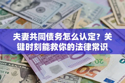 武汉夫妻共同债务怎么认定？关键时刻能救你的法律常识