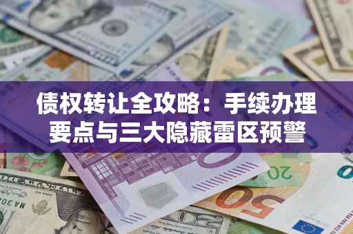 武汉债权转让全攻略：手续办理要点与三大隐藏雷区预警