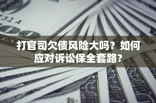 武汉打官司欠债风险大吗？如何应对诉讼保全套路？