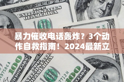 武汉暴力催收电话轰炸？3个动作自救指南！2024最新立案标准全解析