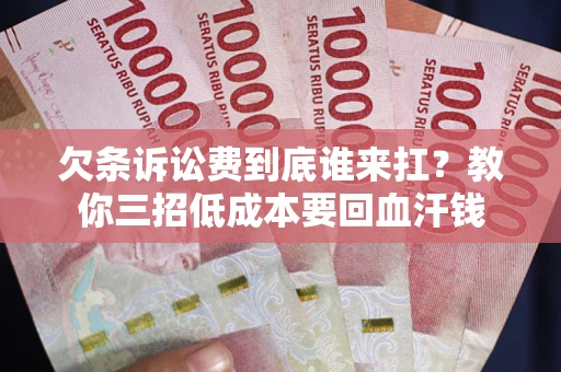 武汉欠条诉讼费到底谁来扛？教你三招低成本要回血汗钱